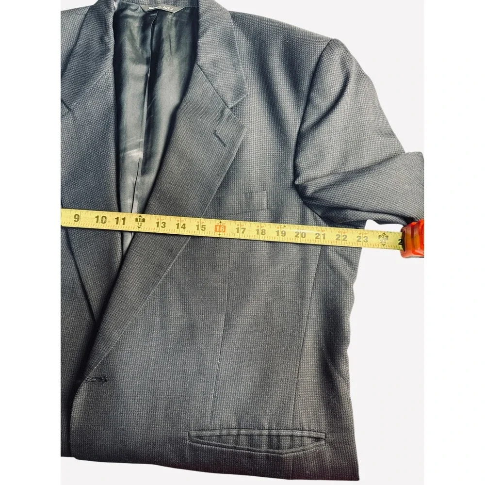 Vintage Christian Dior‎ Monsieur Wool Tailored Blazer Gray Men's Sport Coat